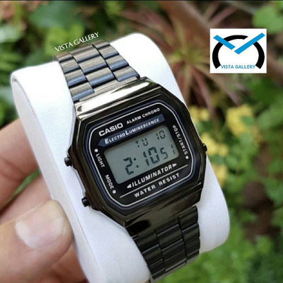 ساعت کاسیو casio وینتیج مدل a168w black