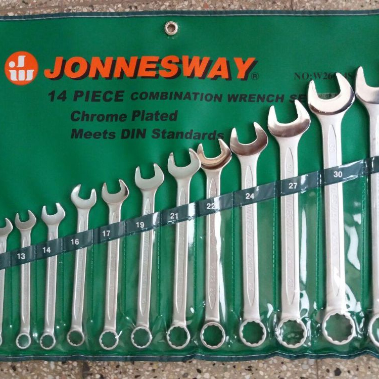 آچار یکسر رینگی 14 عددی جانزوی 10 تا 32