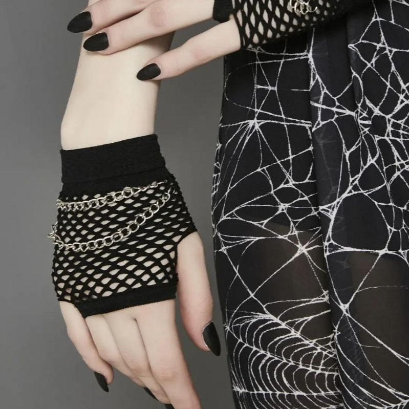 دستکش فیشنت زنجیر دار